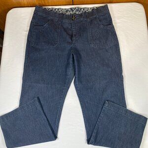 Lee Comfort Waistband Jeans Women's 16P Blue Cotton Blend